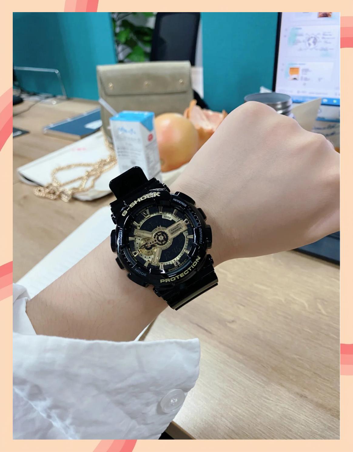 卡西欧黑金手表多少钱一块