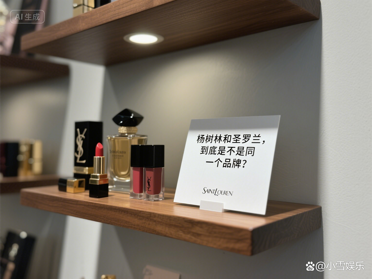 圣罗兰和杨树林的牌子为什么是一样