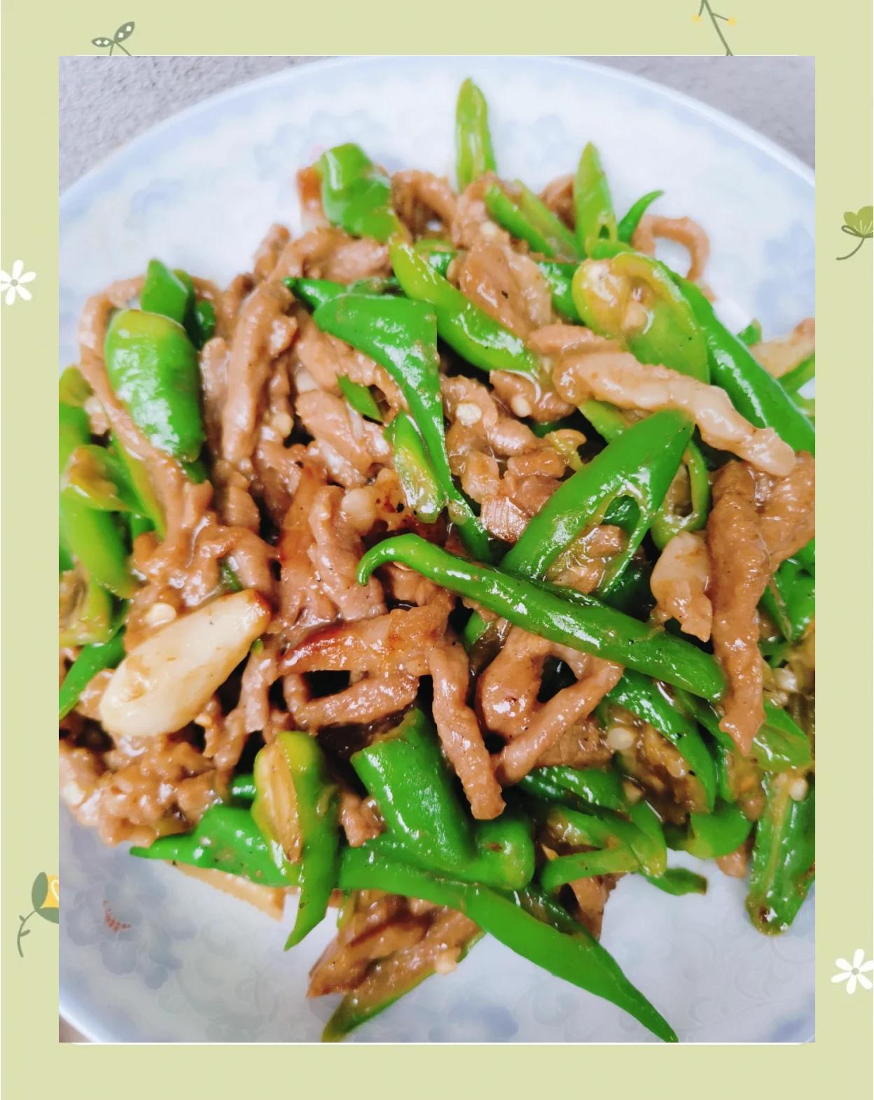 青椒炒肉丝最正宗的做法视频
