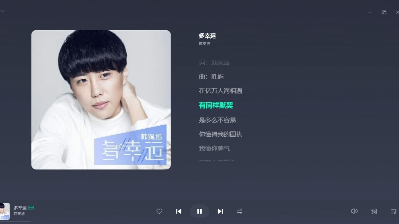 多幸运歌词表达了什么情感