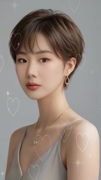 女生适合的短发学生